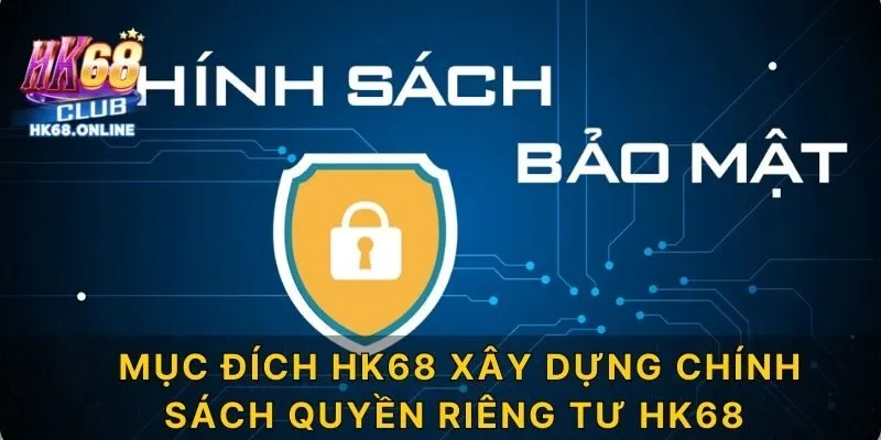 Mục đích HK68 xây dựng chính sách quyền riêng tư HK68